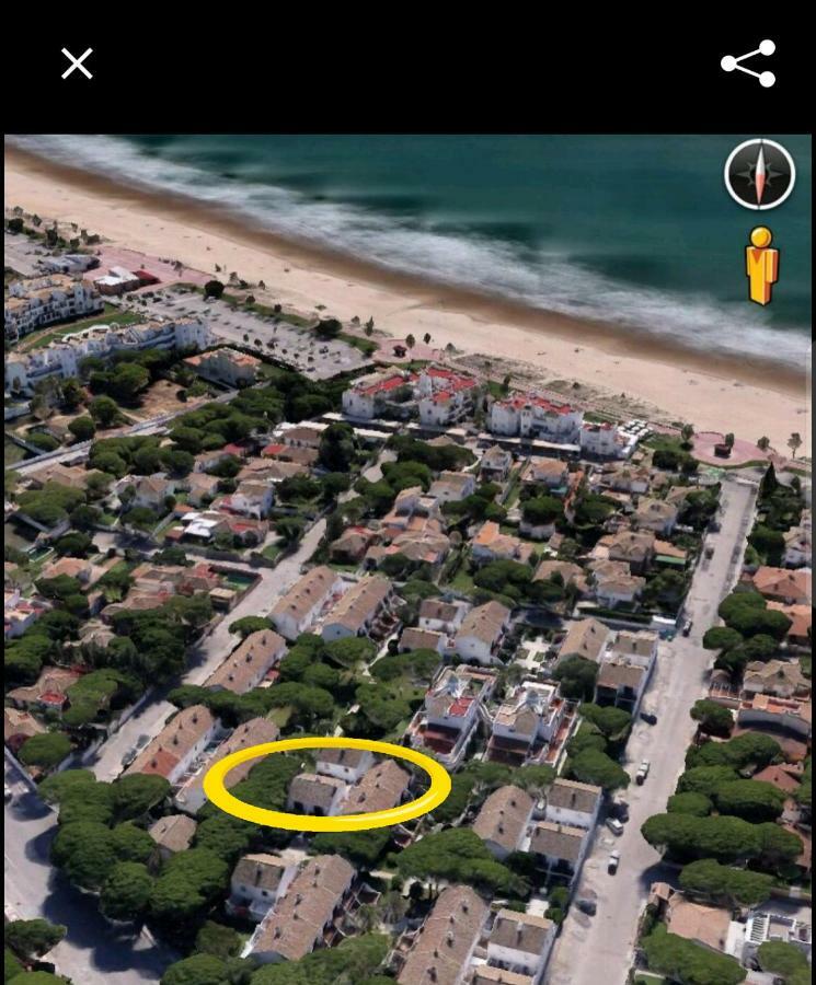 치클라나 데 라 프론테라 Adosado En Playa De La Barrosa, Casa Carlota 아파트 외부 사진